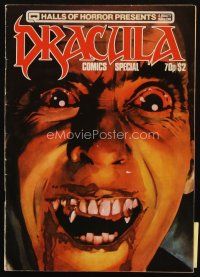 4e210 DRACULA COMICS SPECIAL #1 English magazine '83 great vampire cover art by Mick Austin!
