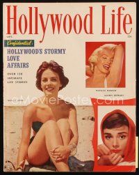 4e025 HOLLYWOOD LIFE magazine September 1957 sexy Marilyn Monroe, a misunderstood blonde!