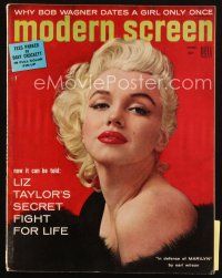 4e016 MODERN SCREEN magazine June 1955 sexy Marilyn Monroe by Berg-Topix, in her defense!