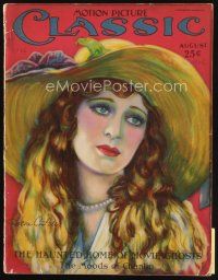 4e231 MOTION PICTURE CLASSIC magazine August 1926 art of Dolores Costello by Geo. Blackstock!