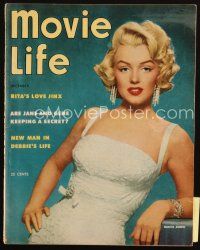 4e011 MOVIE LIFE magazine December 1953 portrait of sexy Marilyn Monroe by Trindl & Woodfield!