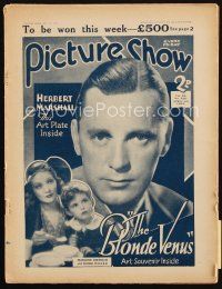 4e169 PICTURE SHOW English magazine Apr 1, 1933 Marlene Dietrich in Blonde Venus, Sherlock Holmes!
