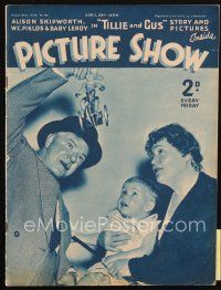 4e176 PICTURE SHOW English magazine April 28, 1934 W.C. Fields & Baby LeRoy, Clara Bow in Hoopla!