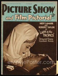 4e192 PICTURE SHOW English magazine Jan 20, 1940 Hedy Lamarr & Robert Taylor, Lady of the Tropics!
