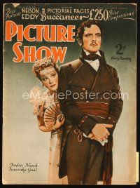 4e187 PICTURE SHOW English magazine July 2, 1938 Fredric March & Franciska Gaal, Mary Astor story!