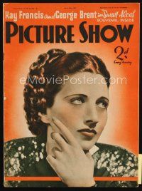 4e182 PICTURE SHOW English magazine March 20, 1937 Kay Francis, Fire Over England & more!