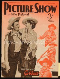 4e193 PICTURE SHOW English magazine May 17, 1941 The Marx Brothers, Lewis & Carroll in Go West!