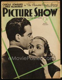 4e181 PICTURE SHOW English magazine November 14, 1936 Fred MacMurray, Carole Lombard & more!