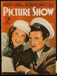 4e185 PICTURE SHOW English magazine Sept 18, 1937 Eleanor Powell & James Stewart in Born to Dance!