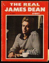 4e251 REAL JAMES DEAN STORY magazine '56 filled with lots of great stories & photographs!