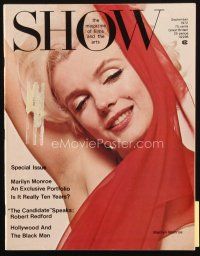 4e029 SHOW magazine September 1972 incredible sexy Marilyn Monroe portfolio 10 years after death!