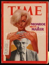 4e030 TIME magazine July 16, 1973 Marilyn Monroe meets Norman Mailer, Two Myths Converge!