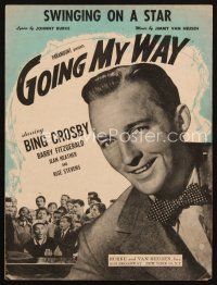 4e300 GOING MY WAY sheet music '44 Bing Crosby in Leo McCarey's classic, Swinging on a Star!