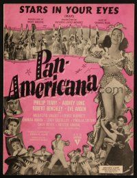 4e330 PAN-AMERICANA sheet music '45 Phillip Terry, sexy dancer, Stars in Your Eyes!
