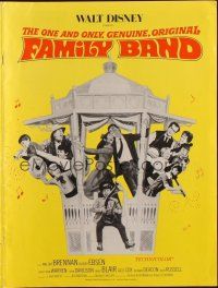 4e418 ONE & ONLY GENUINE ORIGINAL FAMILY BAND pressbook '68 laughingest star-spangled hullabaloo!