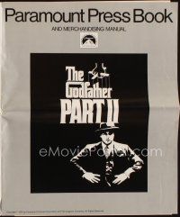 4e519 GODFATHER PART II pressbook '74 Al Pacino in Francis Ford Coppola crime classic!
