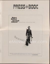 4e542 JEREMIAH JOHNSON pressbook '72 Robert Redford, Will Geer, directed by Sydney Pollack!