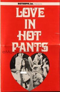 4e559 LOVE IN HOT PANTS pressbook '78 her love could heat the pants off any guy, sexy images!