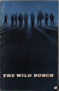 4e445 WILD BUNCH pressbook '69 Sam Peckinpah cowboy classic, William Holden & Ernest Borgnine