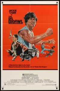 4c084 BIG BRAWL 1sh '80 early Jackie Chan, violent art, a martial arts fight to the finish!