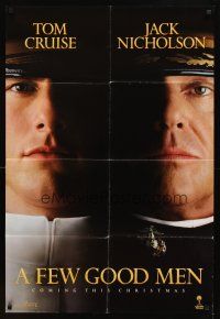 4c303 FEW GOOD MEN teaser 1sh '92 best close up of Tom Cruise, Jack Nicholson!