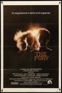 4c349 FURY 1sh '78 Brian De Palma, Kirk Douglas, an experience in terror & suspense!