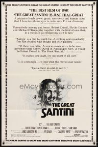 4c387 GREAT SANTINI 1sh '79 the bravest thing Robert Duvall would do was let his family love him!