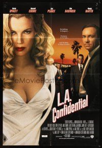 4c522 L.A. CONFIDENTIAL int'l 1sh '97 Kevin Spacey, Russell Crowe, Danny DeVito, sexy Kim Basinger!