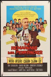 4c739 REMARKABLE MR. PENNYPACKER 1sh '59 Clifton Webb, he can do it better than anyone!