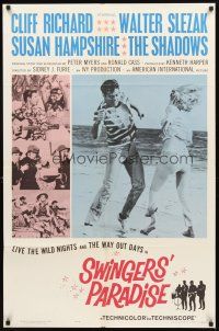 4c862 SWINGERS' PARADISE 1sh '65 live the wild nights and the way out days!