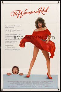 4c986 WOMAN IN RED 1sh '84 wacky Gene Wilder & super-sexy Kelly Le Brock!