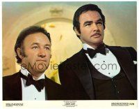 4d598 LUCKY LADY color 11x14 still '75 great close up of Gene Hackman & Burt Reynolds in tuxedos!