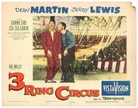4d195 3 RING CIRCUS LC #2 '54 great close up of Dean Martin & Jerry Lewis in clown outfits!
