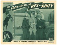 4d206 ADVENTURES OF REX & RINTY chapter 4 LC '35 Harry Woods, Edmund Cobb, and Charles King plot!