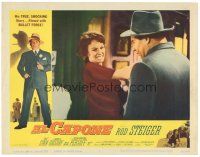 4d211 AL CAPONE LC #3 '59 c/u of Fay Spain slapping Rod Steiger as the most notorious gangster!