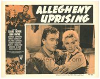 4d224 ALLEGHENY UPRISING LC R57 great close up of John Wayne & pretty Claire Trevor!