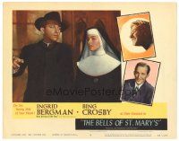 4d250 BELLS OF ST. MARY'S LC #8 R57 close up of nun Ingrid Bergman & priest Bing Crosby!