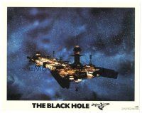 4d257 BLACK HOLE LC '79 Disney sci-fi, great image of huge ship flying through space!