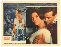 4d262 BLOOD & ROSES LC #3 '61 Roger Vadim, super c/u of Mel Ferrer & sexy Elsa Martinelli!