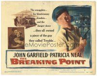 4d019 BREAKING POINT TC '50 John Garfield, Patricia Neal, from Ernest Hemingway's story!