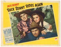 4d283 BUCK BENNY RIDES AGAIN LC '40 best close up of Jack Benny, Ellen Drew & Andy Devine!