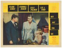4d287 BUT NOT FOR ME LC #2 '59 Carroll Baker looks at Clark Gable glaring at his son Barry Coe!