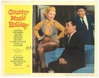 4d327 COUNTRY MUSIC HOLIDAY LC #7 '58 Zsa Zsa Gabor smiling at boxer Rocky Graziano, Jesse White!