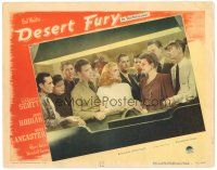 4d354 DESERT FURY LC #2 '47 Burt Lancaster, Lizabeth Scott & Mary Astor gambling at craps table!