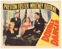4d366 DOUBLE DANGER LC '38 Preston Foster, Whitney Bourne, Arthur Lake & June Johnson by piano!