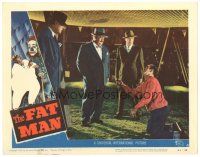 4d397 FAT MAN LC #8 '51 circus worker pleads with detective J. Scott Smart, William Castle!