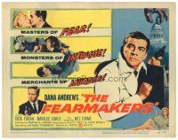 4d043 FEARMAKERS TC '58 Dana Andrews with gun, sexy Marilee Earle, Mel Torme, Jacques Tourneur