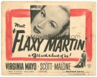 4d047 FLAXY MARTIN TC '49 sexy Virginia Mayo is a bad girl with a heart of ice!