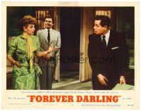 4d417 FOREVER DARLING LC #6 '56 angel James Mason between Desi Arnaz & Lucille Ball, I Love Lucy!