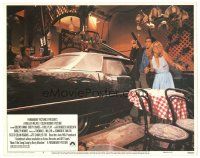 4d419 FOUL PLAY LC #6 '78 Goldie Hawn & Chevy Chase by car that drove inside building!